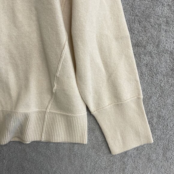 NEW Lucky Brand Women's Size M Beige V-Neck Sweater Cotton Blend - Picture 7 of 8